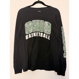 Vintage Ohio Basketball Bobcats - Long Sleeve Shirt Size M - Russel Athletic